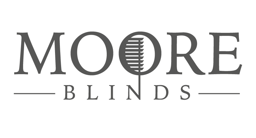 the dusty blinds company logo dark